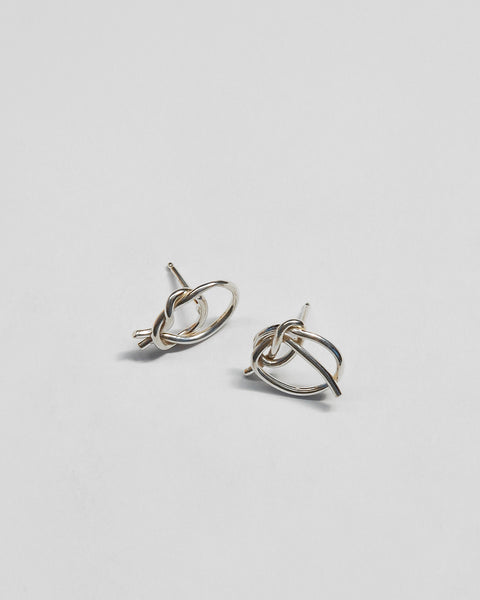 Knot Crystal Stud Steel
