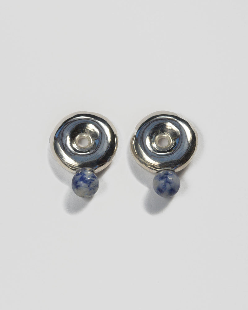 Albers Earrings in Blue Jasper