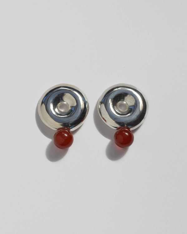 Albers Earrings in Carnelian