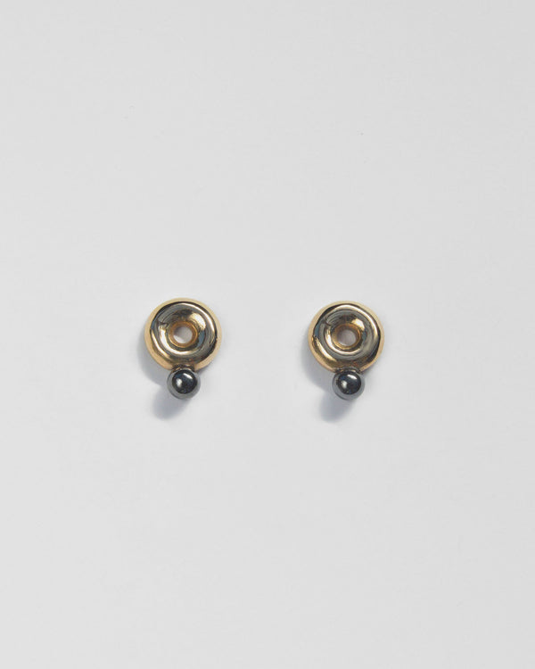 Anni Earrings in Hematite