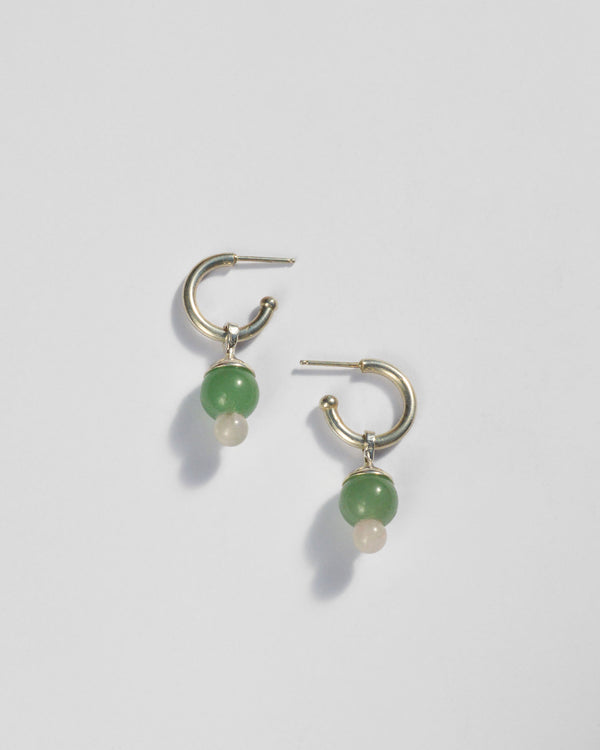 Gunta Earrings in Aventurine