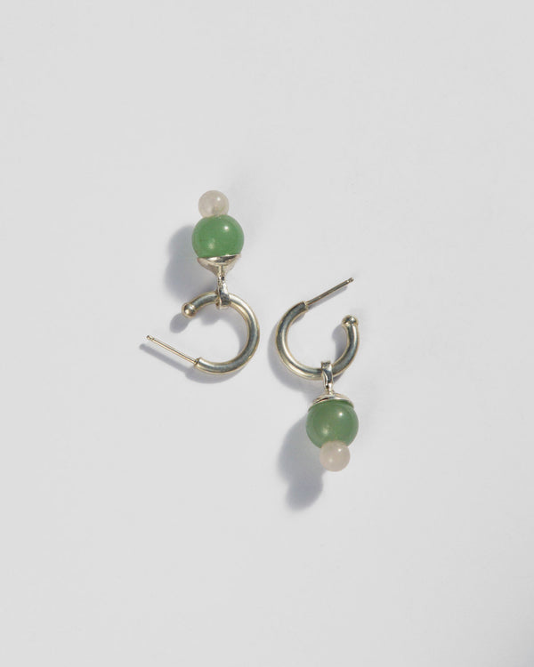 Gunta Earrings in Aventurine