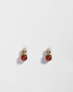Klee Studs in Carnelian
