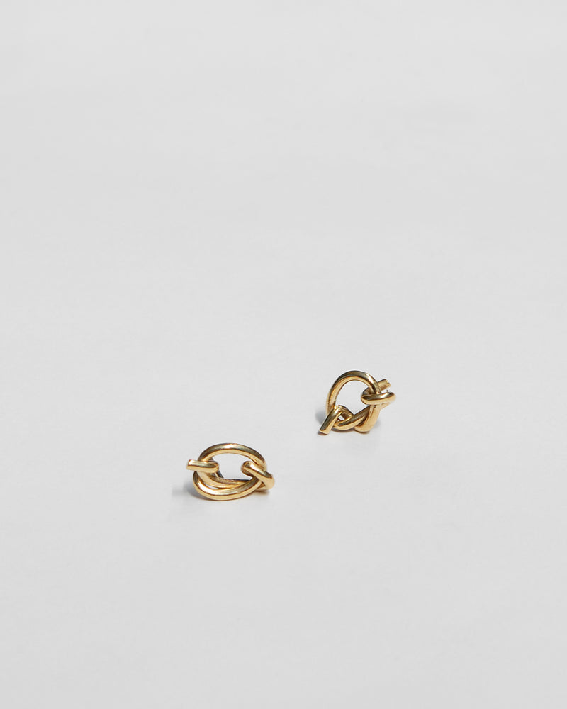 Knot Earrings in 14k Gold