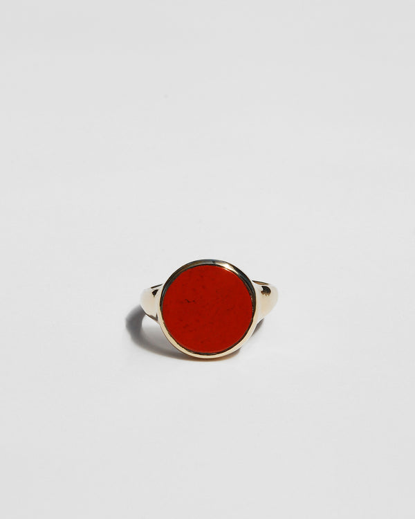Lacuna Ring in Red Jasper