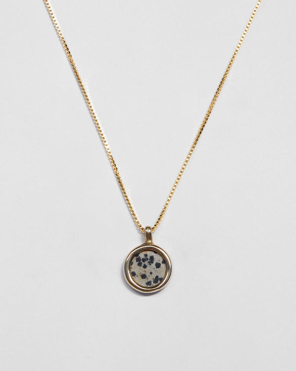 Mare Necklace in Dalmatian Jasper