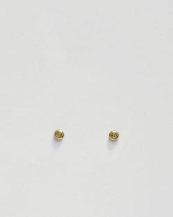 Domi Studs with Peridot - Ready to Ship