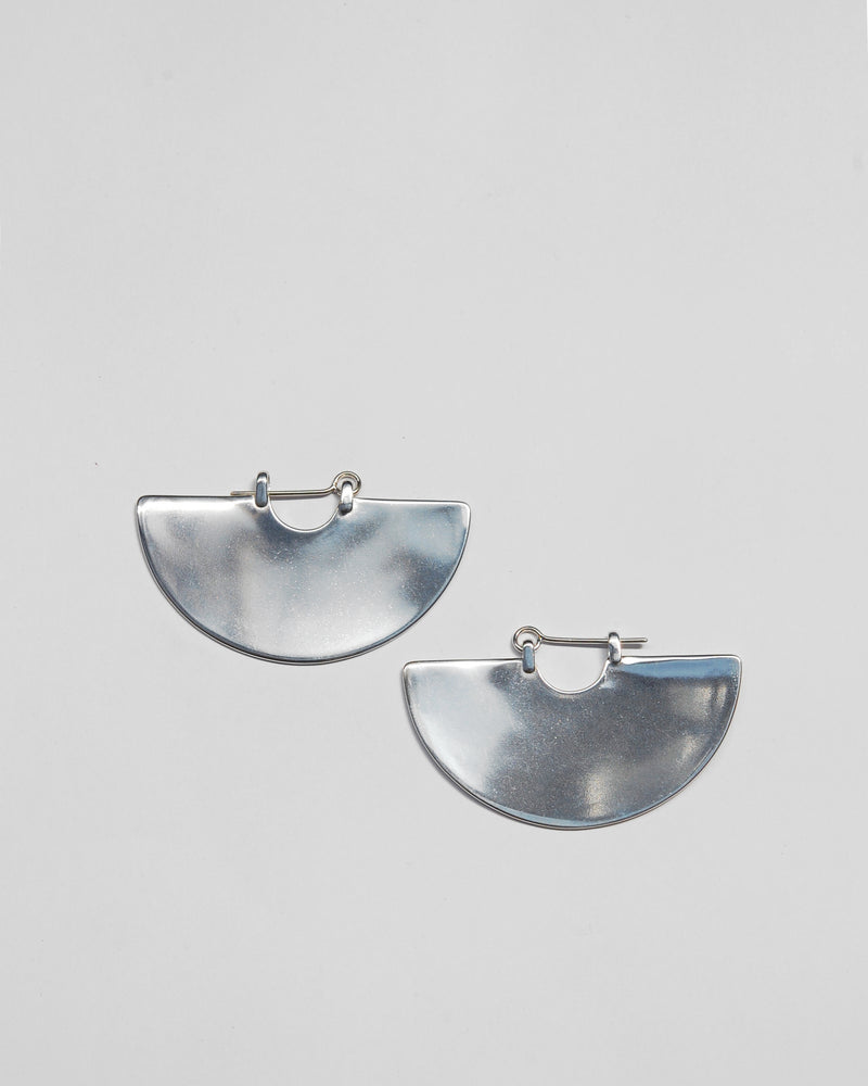 Radian Earrings in Silver