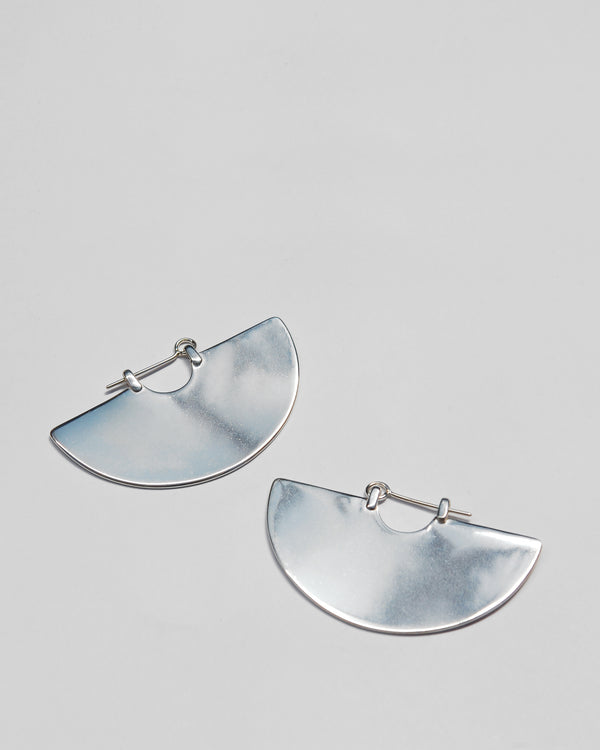 Radian Earrings in Silver