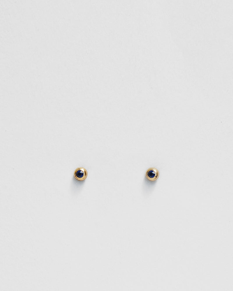 Domi Studs with Sapphire