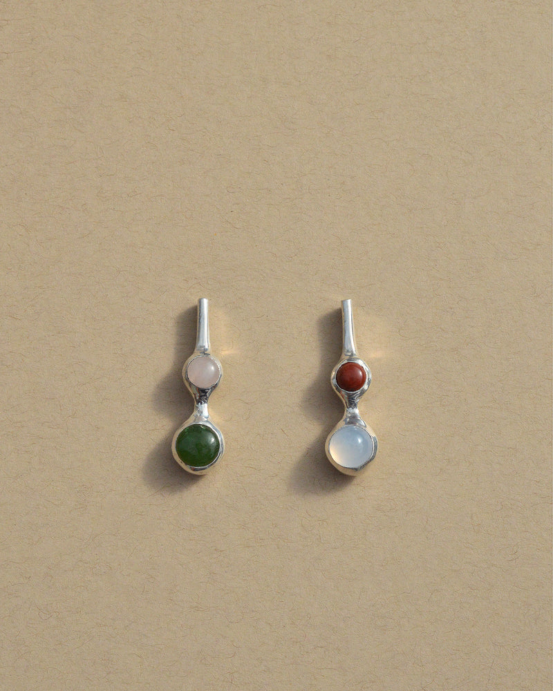 Soror Earrings with Mixed Stones