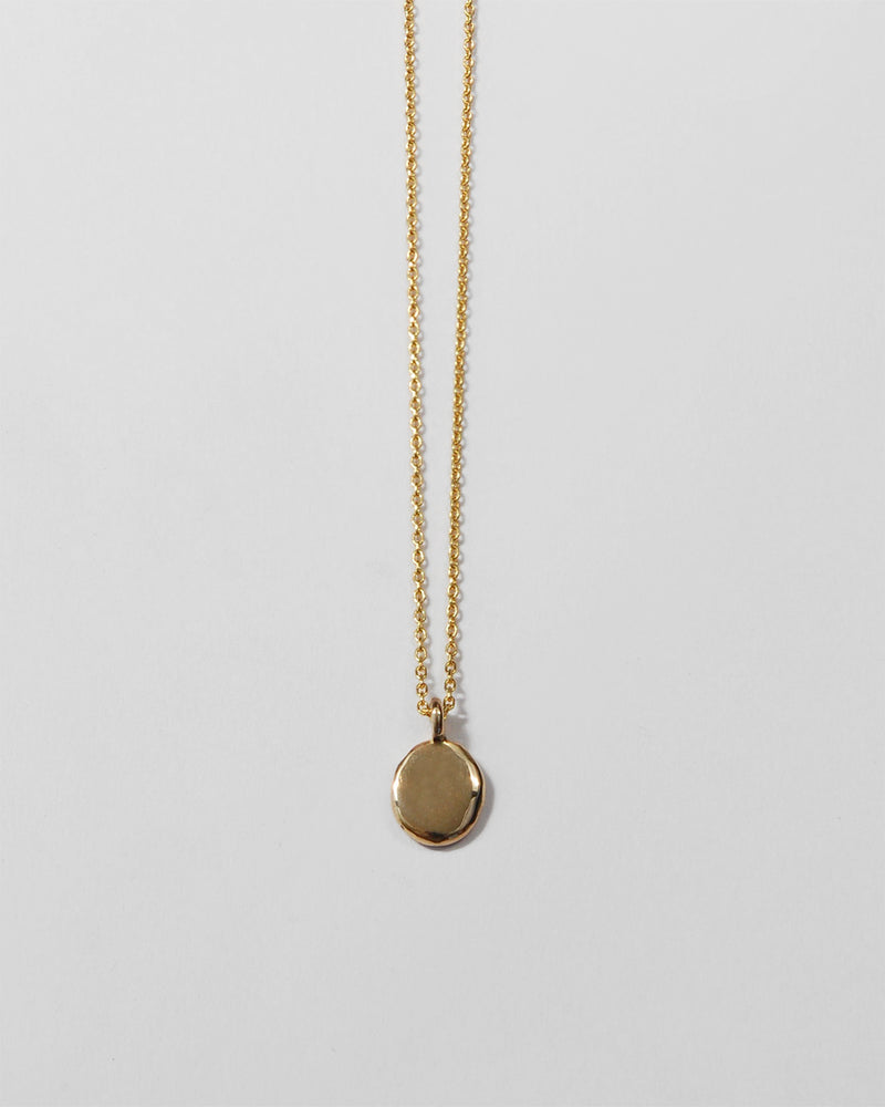 Tiny Drop Necklace in 14k Gold