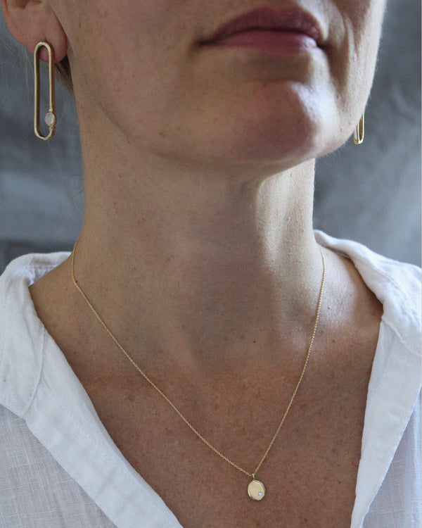 Amparo Earrings in Chalcedony