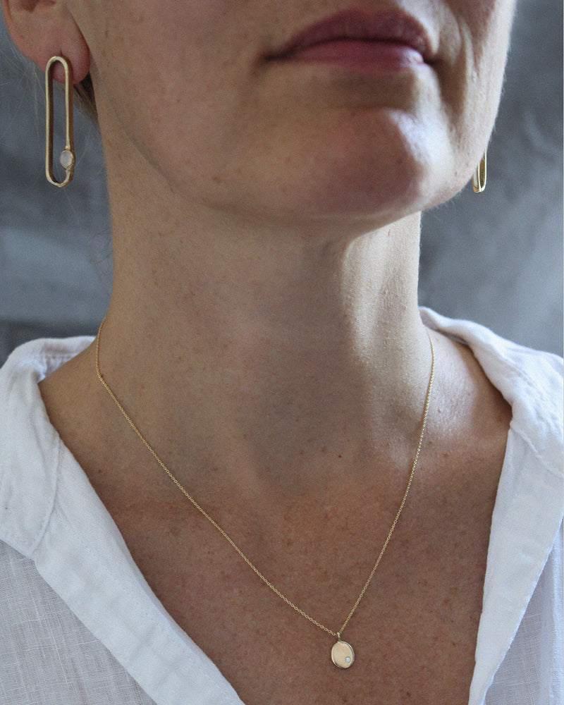 Amparo Earrings in Chalcedony