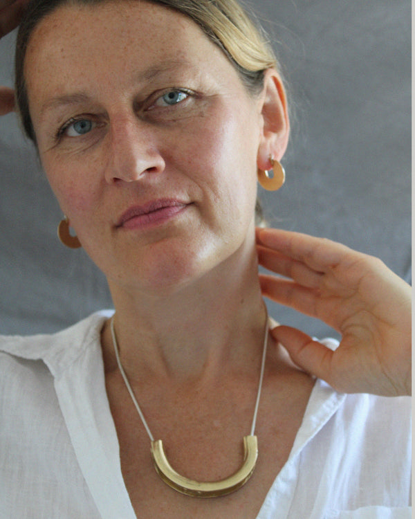Orbis Earrings in Brass - Ready to Ship
