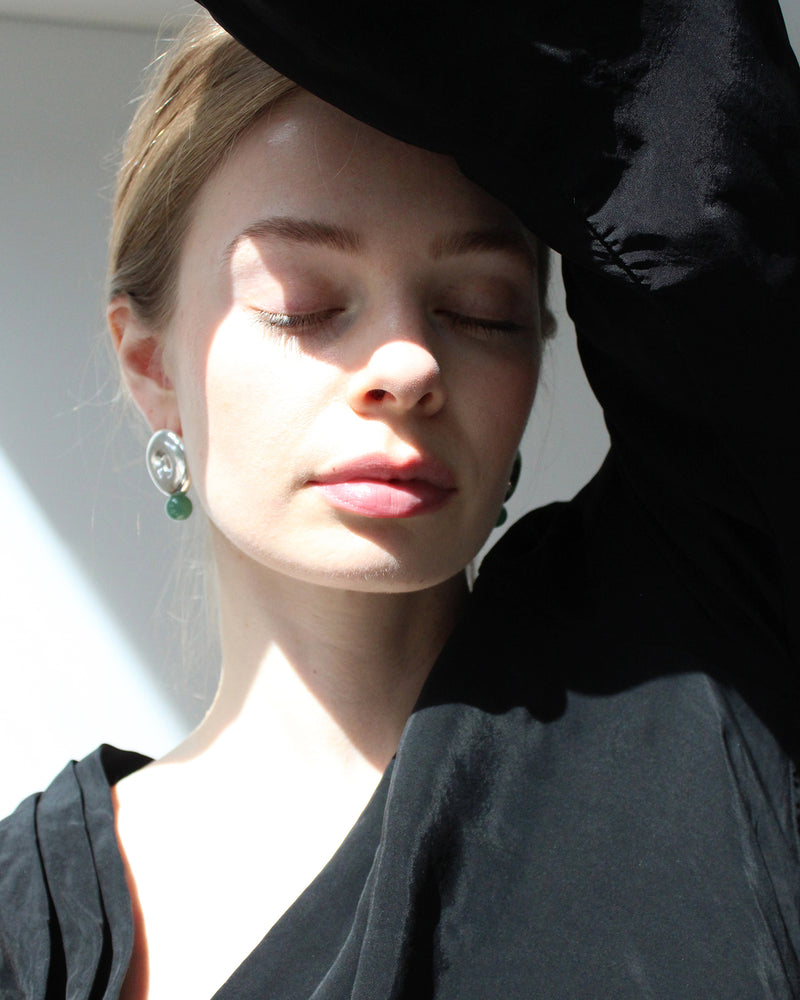 Albers Earrings in Aventurine