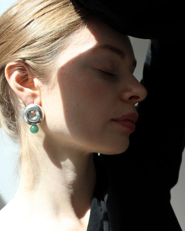 Albers Earrings in Aventurine