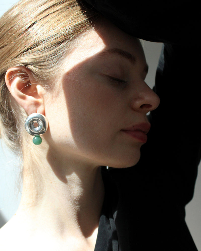 Albers Earrings in Aventurine