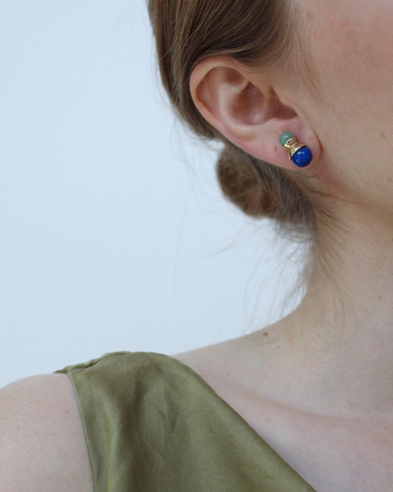 Klee Studs in Aventurine