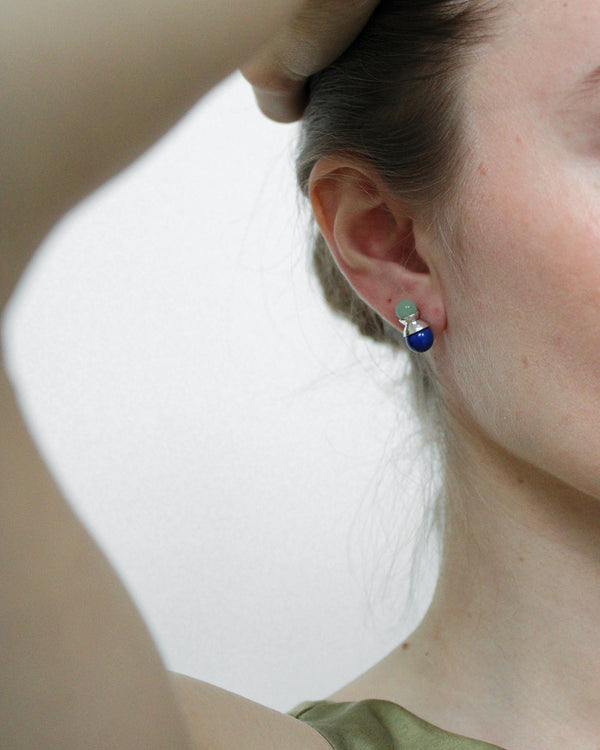 Klee Studs in Lapis