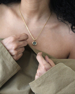 Mare Necklace in Aventurine- Ready to Ship