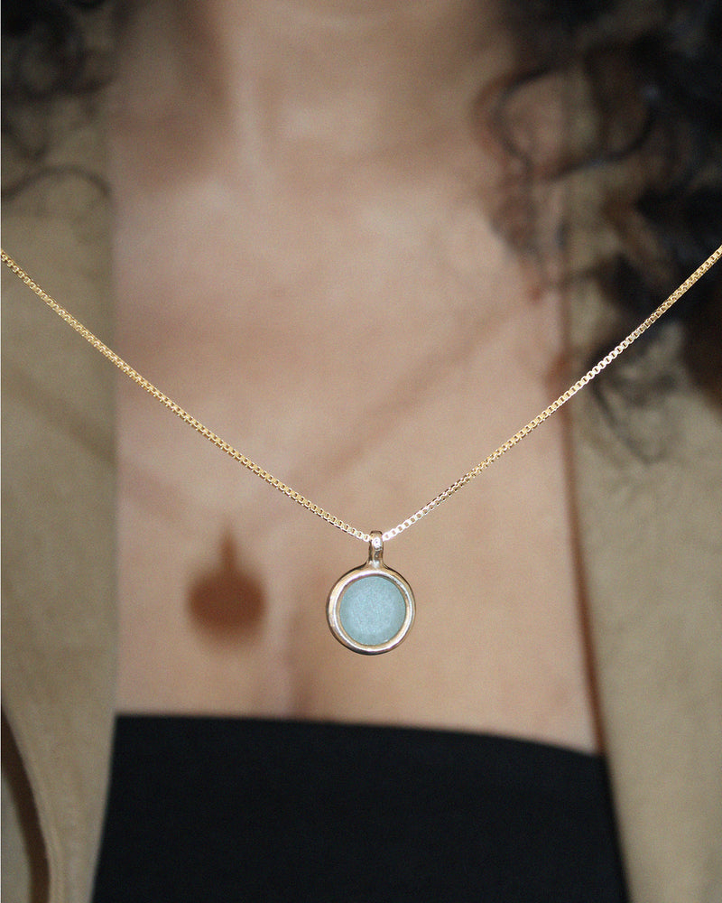 Mare Necklace in Aventurine- Ready to Ship